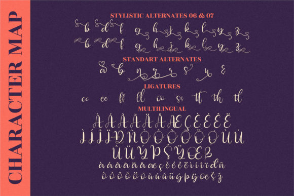 Dettina Laura Font Poster 13