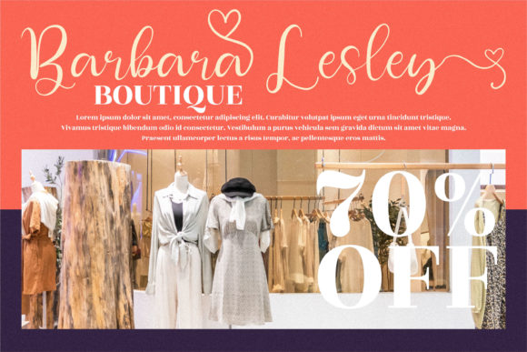Dettina Laura Font Poster 3