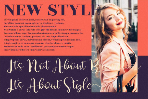Dettina Laura Font Poster 9