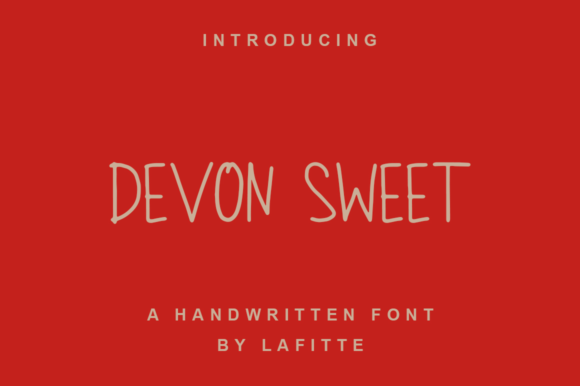 Devon Sweet Font Poster 1