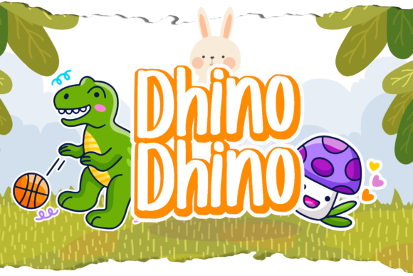 Dhino Dhino Font Poster 1