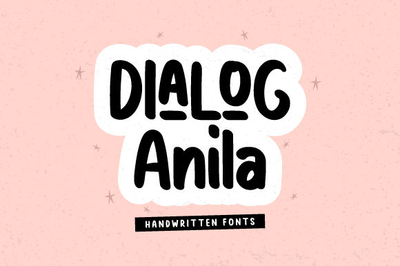 Dialog Anila Font Poster 1