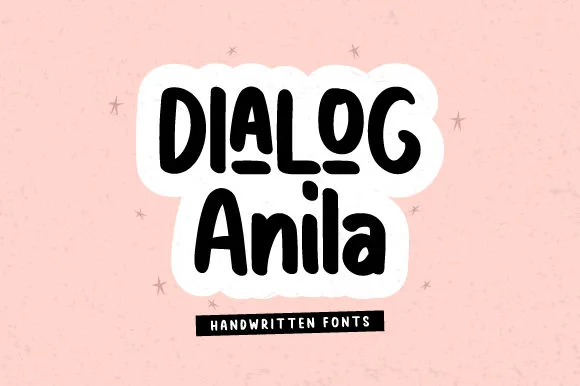 Dialog Anila Font Dialog Anila Font Poster 1