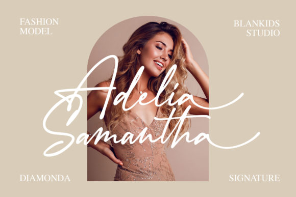 Diamonda Font Poster 4