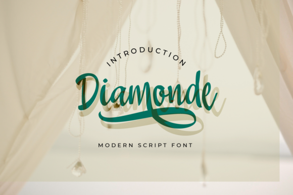 Diamonde Font Poster 1