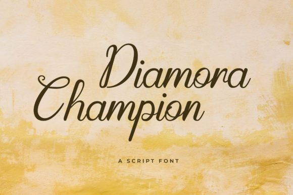 Diamora Champion Font Poster 1