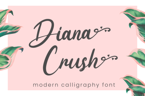 Diana Crush Font Poster 1