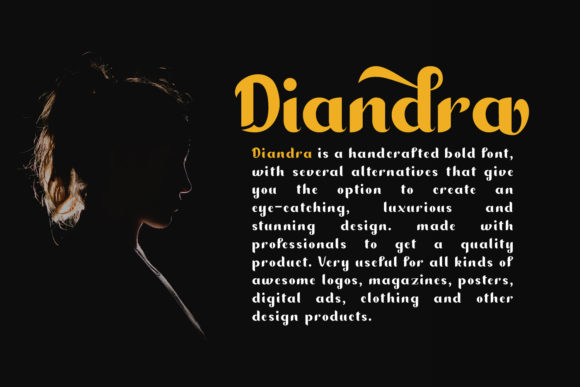 Diandra Font Poster 2