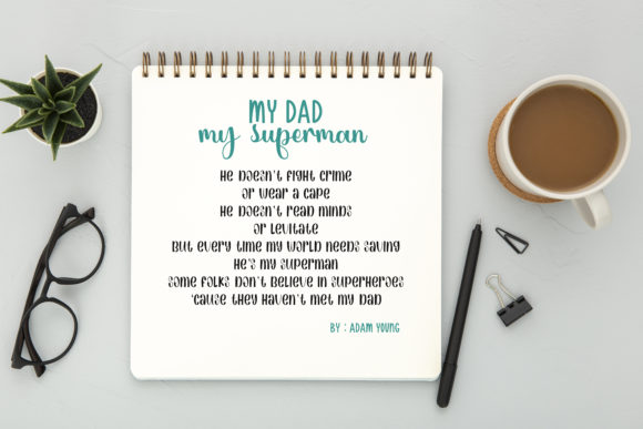 Diary Mithagitta Font Poster 4