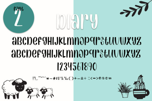 Diary Mithagitta Font Poster 9
