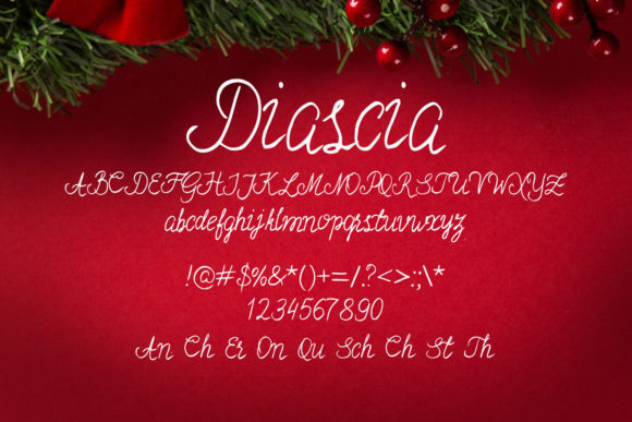 Diascia Font Poster 2