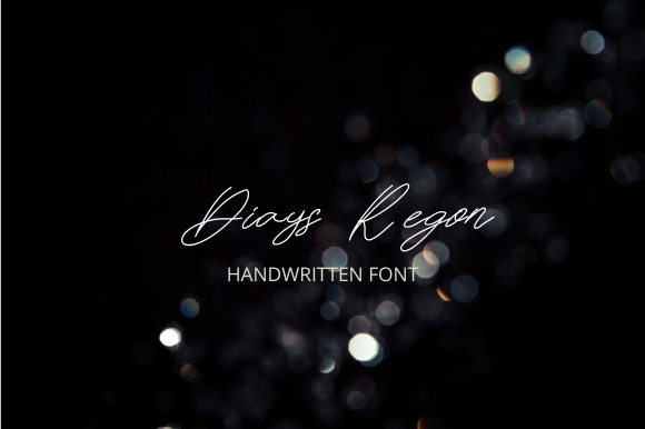 Diays Regon Font Poster 3