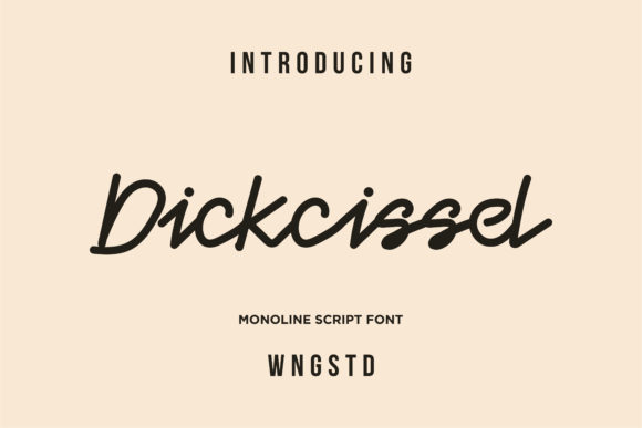 Dickcissel Font Poster 1