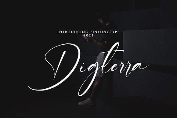 Digterra Font Poster 1