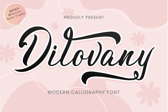 Dilovany Font Poster 1