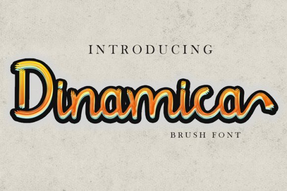 Dinamica Font Poster 1