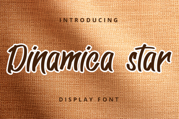 Dinamica Star Font Poster 1
