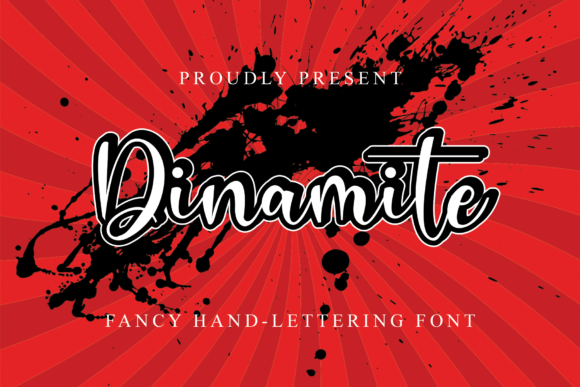 Dinamite Font Poster 1