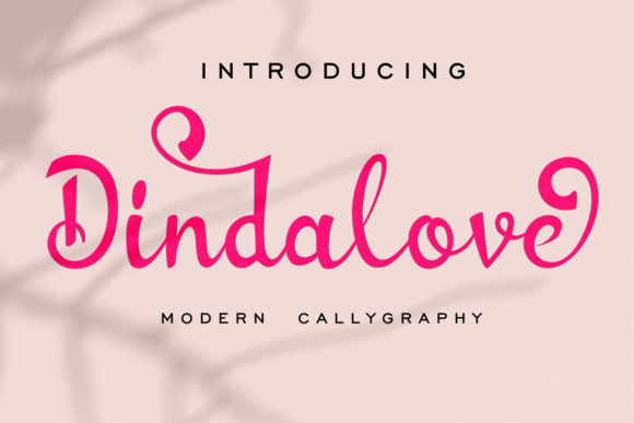 Dindalove Font Poster 3