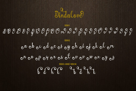 Dindalove Font Poster 6