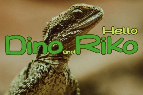 Dino Riko Font Poster 1
