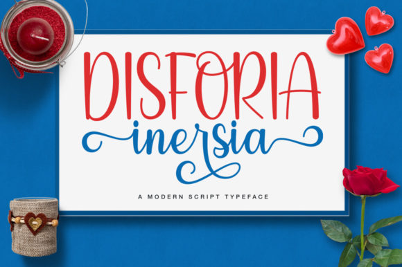 Disforia Inersia Font Poster 1