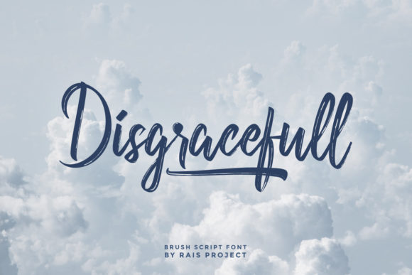 Disgracefull Font Poster 1