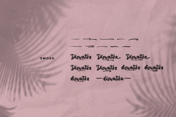 Diswatika Font Poster 8