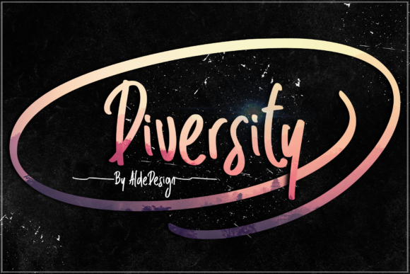 Diversity Font Poster 1