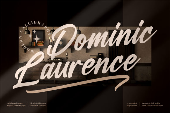 Dominic Laurence Font Poster 1