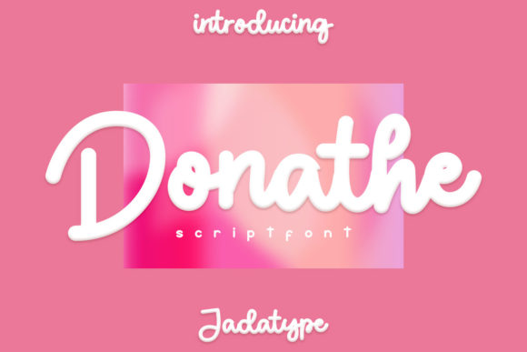 Donathe Font Poster 1