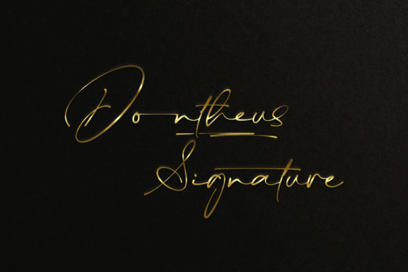 Dontheus Font Poster 9