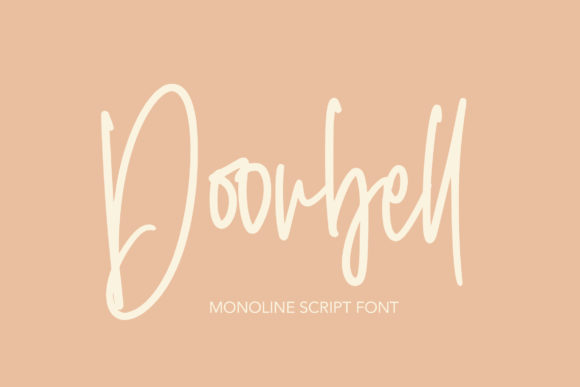 Doorbell Font Poster 1