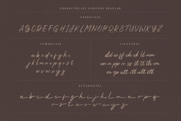 Dorothy Font Poster 8