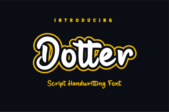 Dotter Font Poster 1