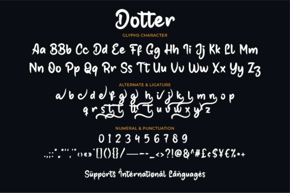 Dotter Font Poster 10