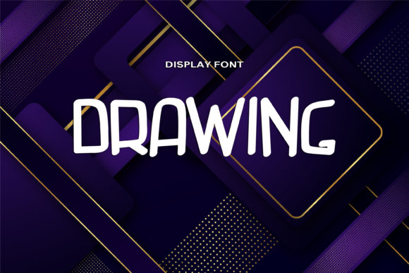 Drawing Font Poster 1