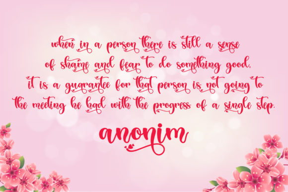 Dream Heart Font Poster 6