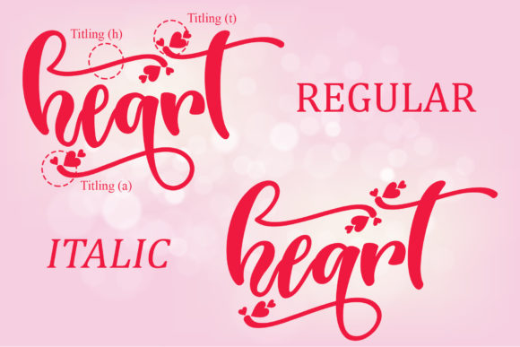 Dream Heart Font Poster 9