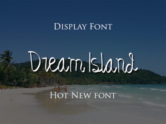 Dream Island Font Poster 1