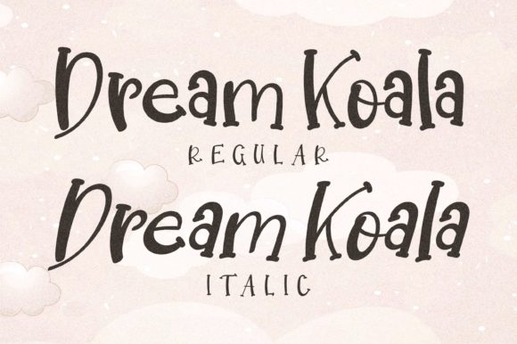 Dream Koala Font Poster 2