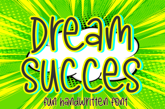 Dream Succes Font Dream Succes Font Poster 1