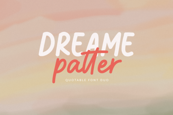 Dreame Patter Font Poster 1