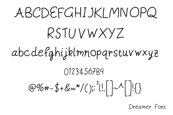 Dreamer Font Poster 4