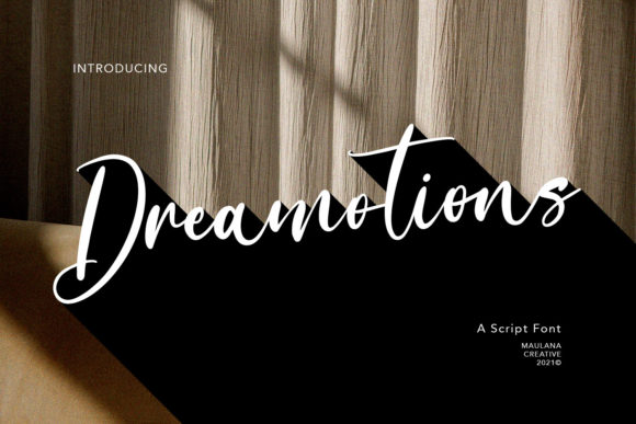 Dreamotions Font Poster 1