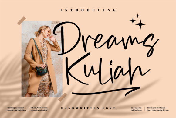 Dreams Kuliah Font Poster 1