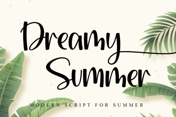 Dreamy Summer Font Poster 1