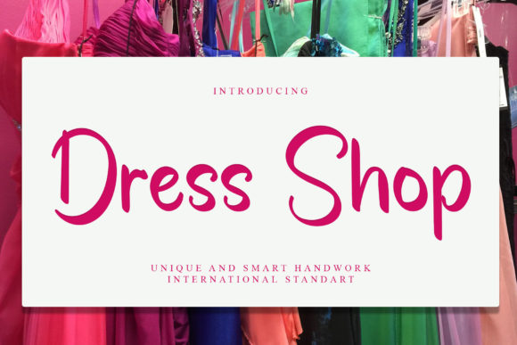 Dress Shop Font