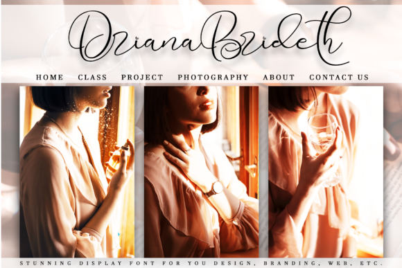 Driana Font Poster 5