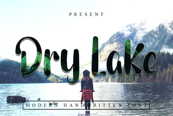 Dry Lake Font Poster 1